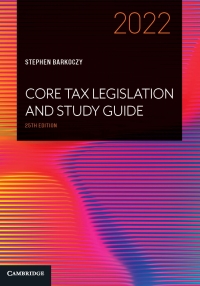 Core Tax Legislation and Study Guide 2022 Core Tax Legislation and Study Guide 2022 (25th Edition) - Image Pdf